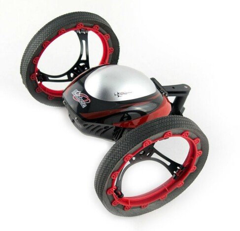 Drona iUni Bounce Car 222, Jumping Sumo, 4 Canale, 2.4 Ghz, Rosu